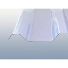 Lichtplatte aus Polycarbonat 250/49 Trapezprofil (Hoesch) klar